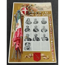 Cartolina Ricordo Savoia - I Re di Casa Savoia