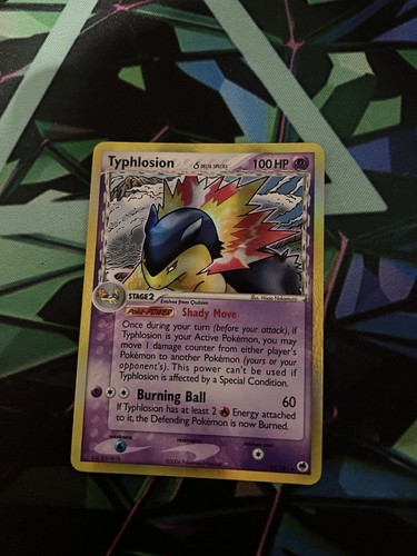 Carte pokémon typhlosion - carte,