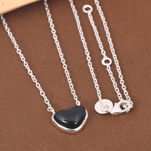 Collana cuore onice - , vero