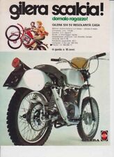 advertising Pubblicità-MOTO GILERA 124 REGOLARITA CASA 5V '75-MOTOITALIANE EPOCA