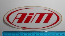 ADESIVO STICKER VINTAGE AUTOCOLLANT AUTO MOTO TUNING AIM SPORTLINE  