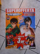 poster locandina edicola-YU YU HAKUSHO-CITY HUNTER-cm.43x57