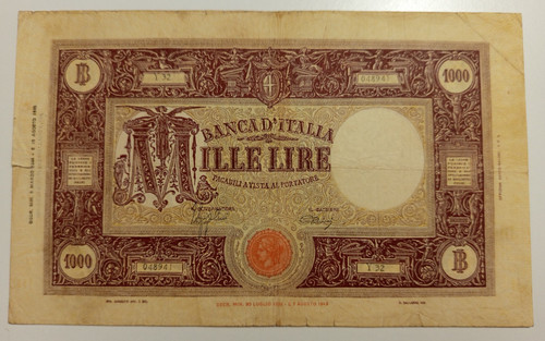 1000 lire 1944 bb - 06/03/1944,