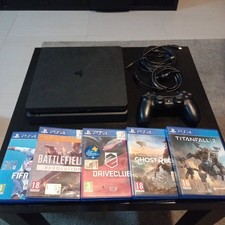 CONSOLE ORIGINALE SONY PS4 PLAYSTATION 4 SLIM 1 TB + 5 GIOCHI E JOYPAD WIRELESS