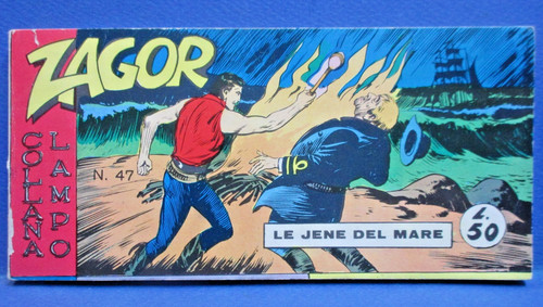 Zagor striscia collana lampo - zagor,