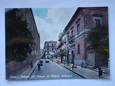 CARINI Palazzo del Comune Ufficio Postale Palermo vecchia cartolina  