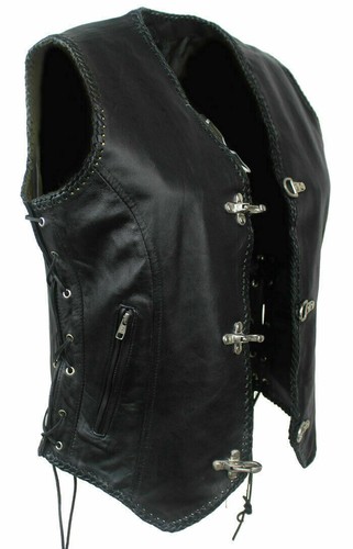 Gilet pelle moto per - pelle,