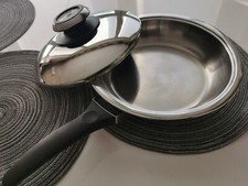 AMC Padella 28 cm, 3 L, Profondità 6 cm, Sistema Premium, Induzione