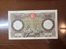 BANCONOTA LIRE 100 ROMA GUERRIERA FASCIO ROMA 9 6 1937 BB NUM SABAUDA