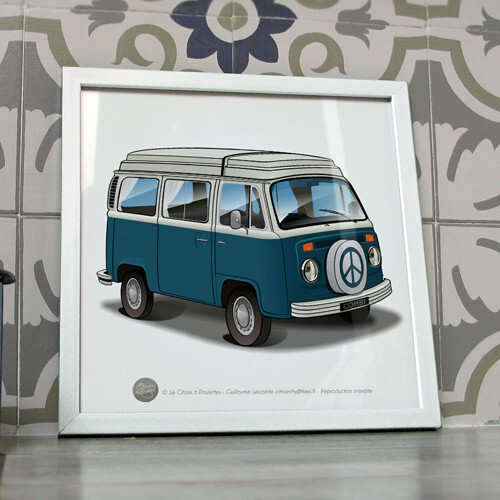 Poster combi westfalia van - poster,