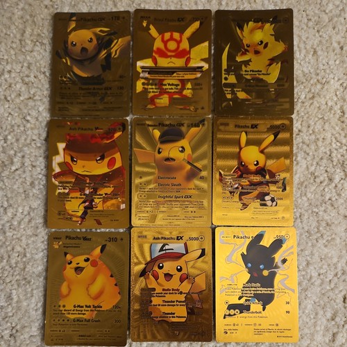 2024 pokémon gold foil fan - pokémon,