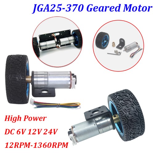 Motoriduttore 12v 24v - 6v,