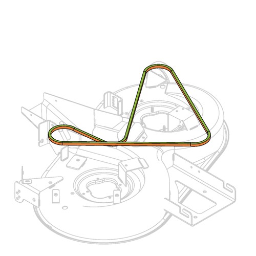 Cinghia trapezoidale adatta - , al