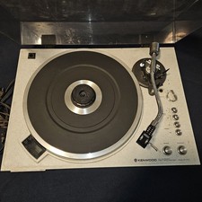 Kenwood KD-5070 Giradischi Base Granito con Parapolvere Ricambi o Riparazione 