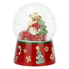 THUN Boule de neige gnomo Oliver e Teddy in vetro e ceramica palla di vetro