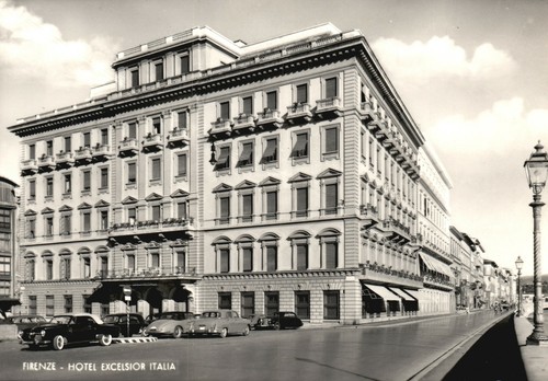Cartolina firenze hotel - firenze,