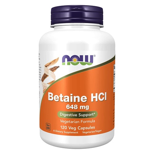 Now foods betaina hcl 648 - 648, mg