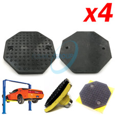 4 TAMPONI IN GOMMA PONTE SOLLEVATORE AUTO A COLONNA BLOCCO HANMECSON DIRECT LIFT