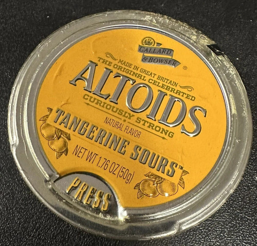 Altoids tangerine sours one - sours,