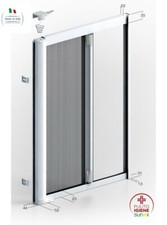 ZANZARIERA RULLO LATERALE PER PORTA FINESTRA -SU MISURA - MADE IN ITALY