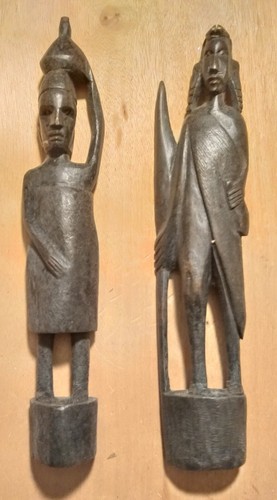 Coppia statuette etniche - di,