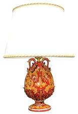 Hand Painted Ceramic Egg Table