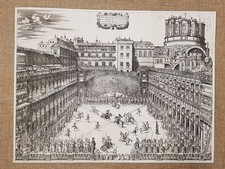 Roma Giostra di Carnevale Speculum Romanae Magnificentiae Lafreri 1550 Ristampa