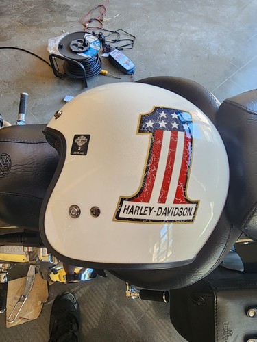 Casco jet moto harley davidson - moto, harley-davidson