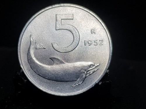 Moneta lire delfino - moneta,
