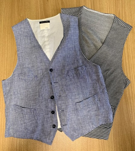 Gilet uomo coppia - pezzi, blu