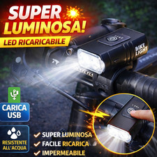 Luce anteriore per bici led - luce,
