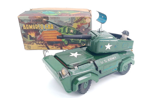 Armored car tin - made, in