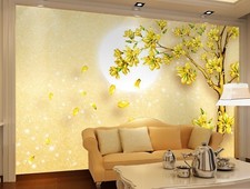 Carta da parati 3D Golden