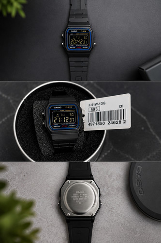 Casio f91w custom mod blackout - casio,