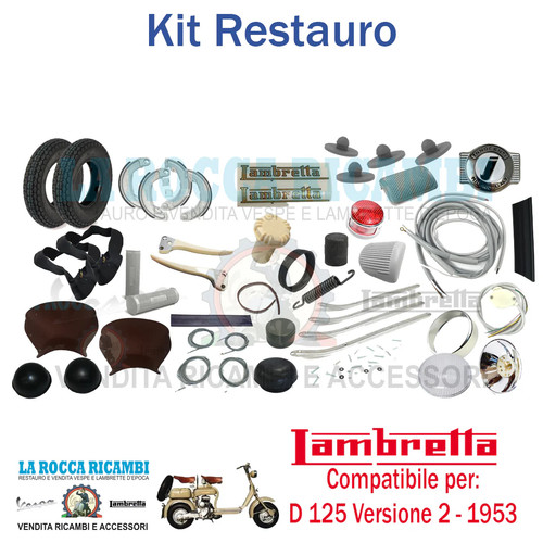 Kit restauro lambretta - kit,