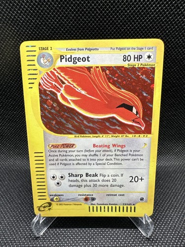 Pidgeot expedition holo 165 - pidgeot,
