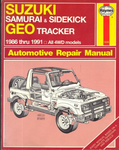 Manuale officina suzuki - suzuki, sj