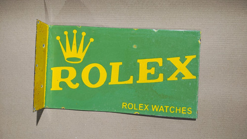 Insegna smaltata rolex - insegna,