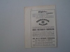 PICCOLA advertising Pubblicità 1951 INTONACO TERRANOVA - MILANO