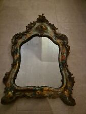 specchiera veneziana antica 1700 con vetro al mercurio originale