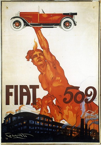 Fiat 509 poster - poster, di