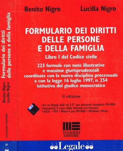 Formulario dei diritti - , delle