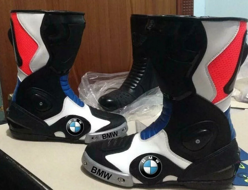 Men leather motorcycle - motorcycle, boots