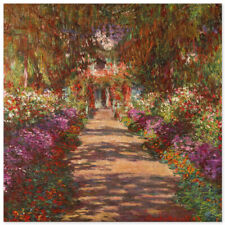 Claude Monet, Via nel giardino di Monet a Giverny, poster