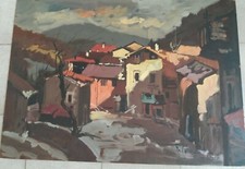 Riccardo Rinaldi XX Secolo - Borgo montano