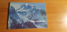 Rolex Explorer libretto