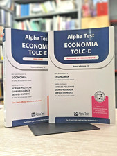 Alpha Test Economia Tolc-E KIT 2 Tomi (Manuale di preparazione, 3600 Quiz)