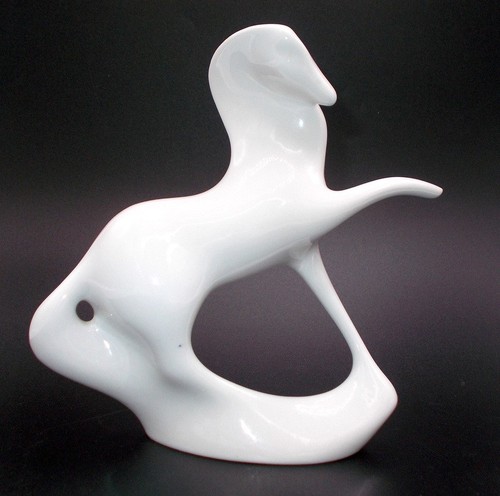 Statuina cavallo porcellana