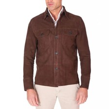 Uomo Camoscio 100% Originale