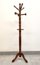 APPENDIABITI IN LEGNO DA TERRA VINTAGE ANNI '80 ORIGINALE MODERNARIATO cm.180